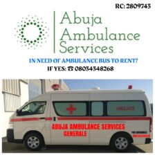 ABUJA AMBULANCE SERVICES GENERALE