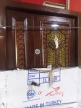 TURKEY POMPOM 4FT SECURITY STEEL DOOR