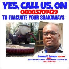 CityCare Soakaway Evacuation Services ABUJA (EVACUATE YOUR SOAKAWAYS HERE)