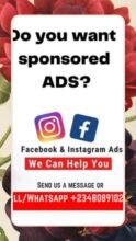 Facebook, Instagram, Tiktok sponsored ads
